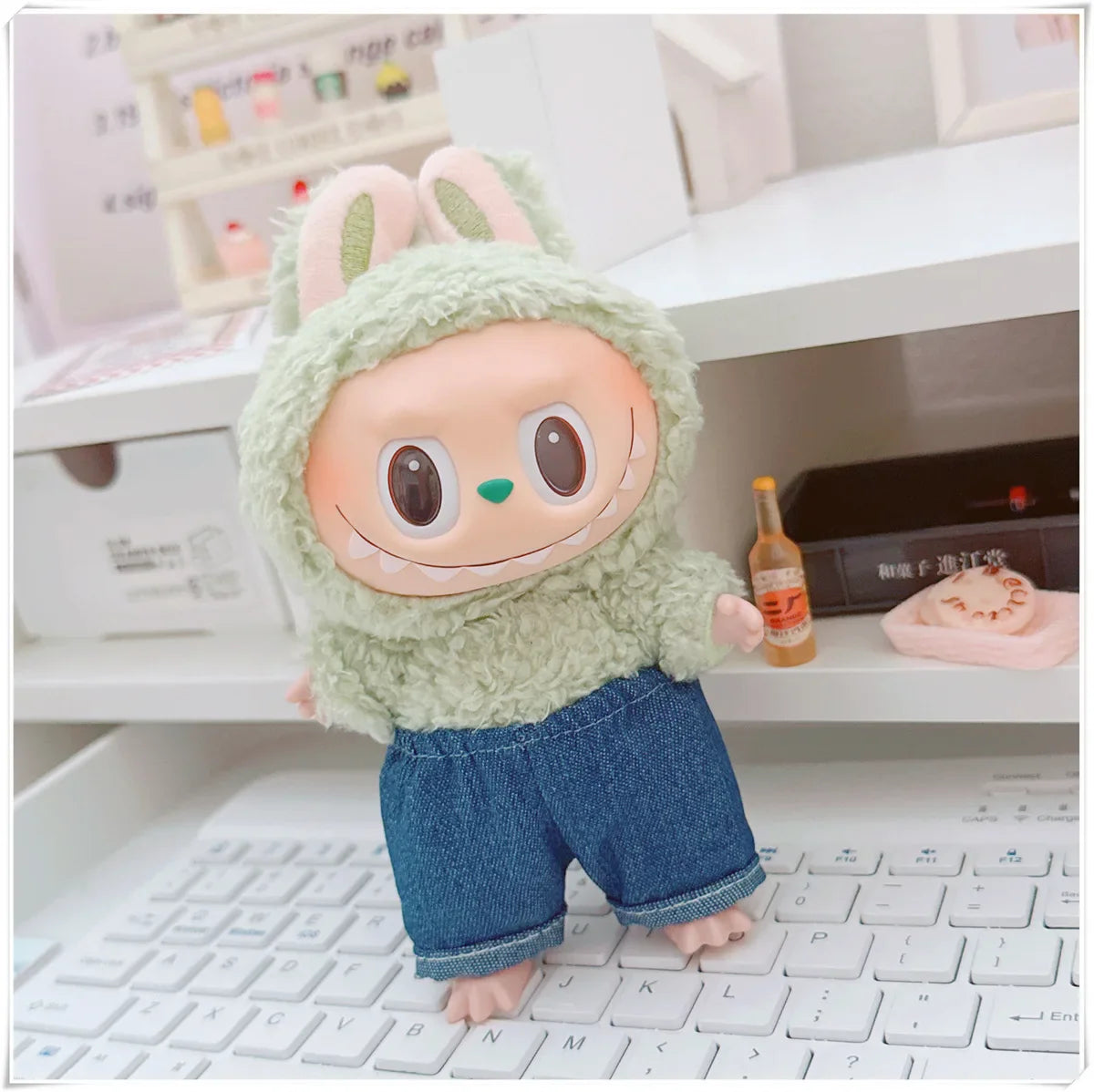 Adoowoo Labubu Korean Idol Hoodie Set