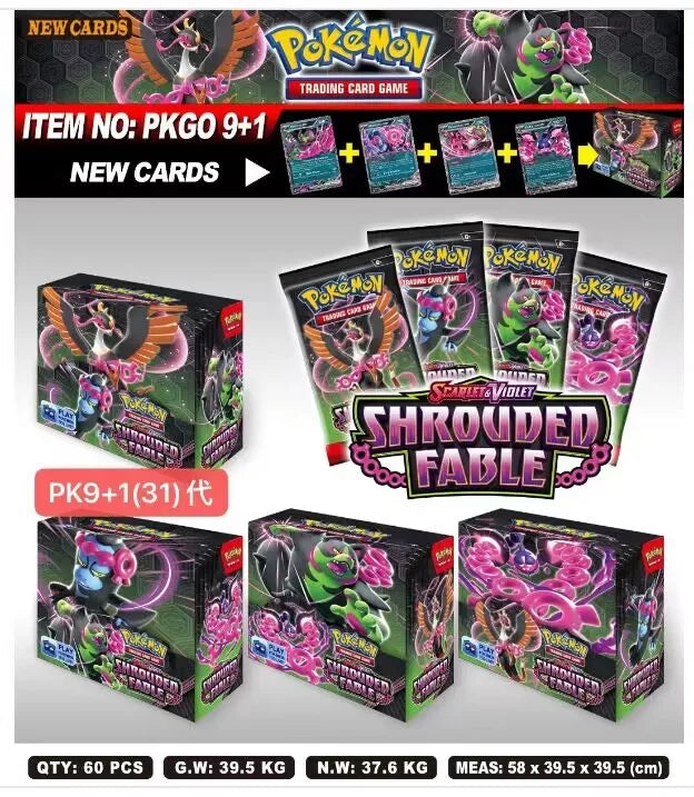 TAKARA TOMY Pokemon JAKA Booster Card Set