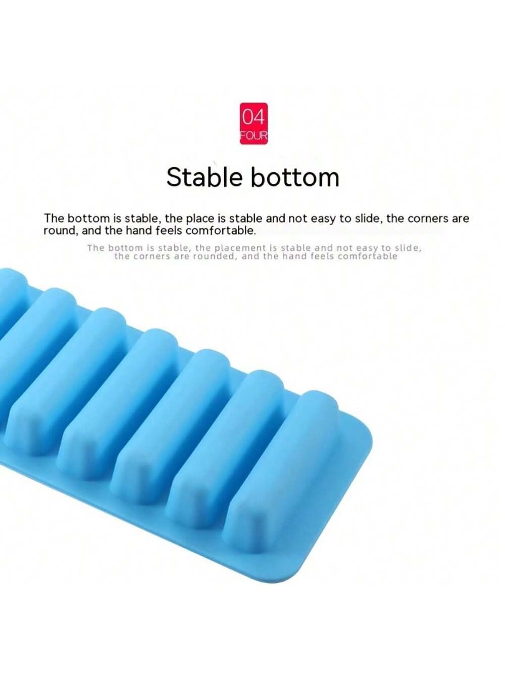 10-Cavity Silicone Ice Cube Tray