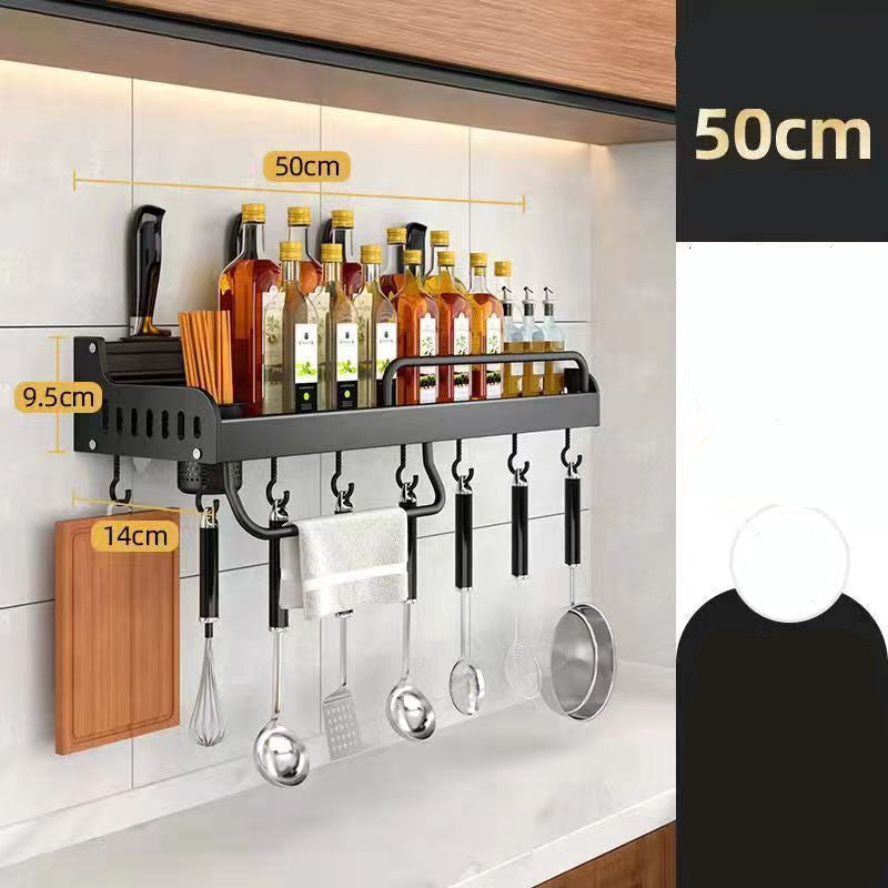 Kitchen Seasoning Shelf Wall – Convenient and Space-Saving Storage for Your Spices