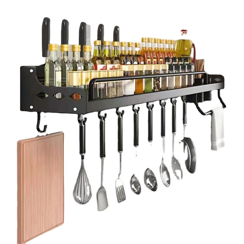 Kitchen Seasoning Shelf Wall – Convenient and Space-Saving Storage for Your Spices