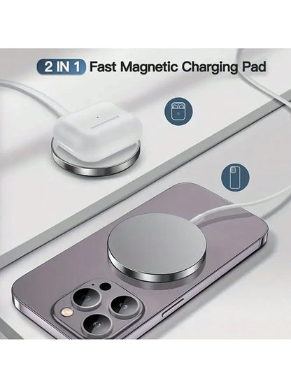 15W Magnetic Wireless Charger for iPhone 16/15/14/13/12 Pro Max
