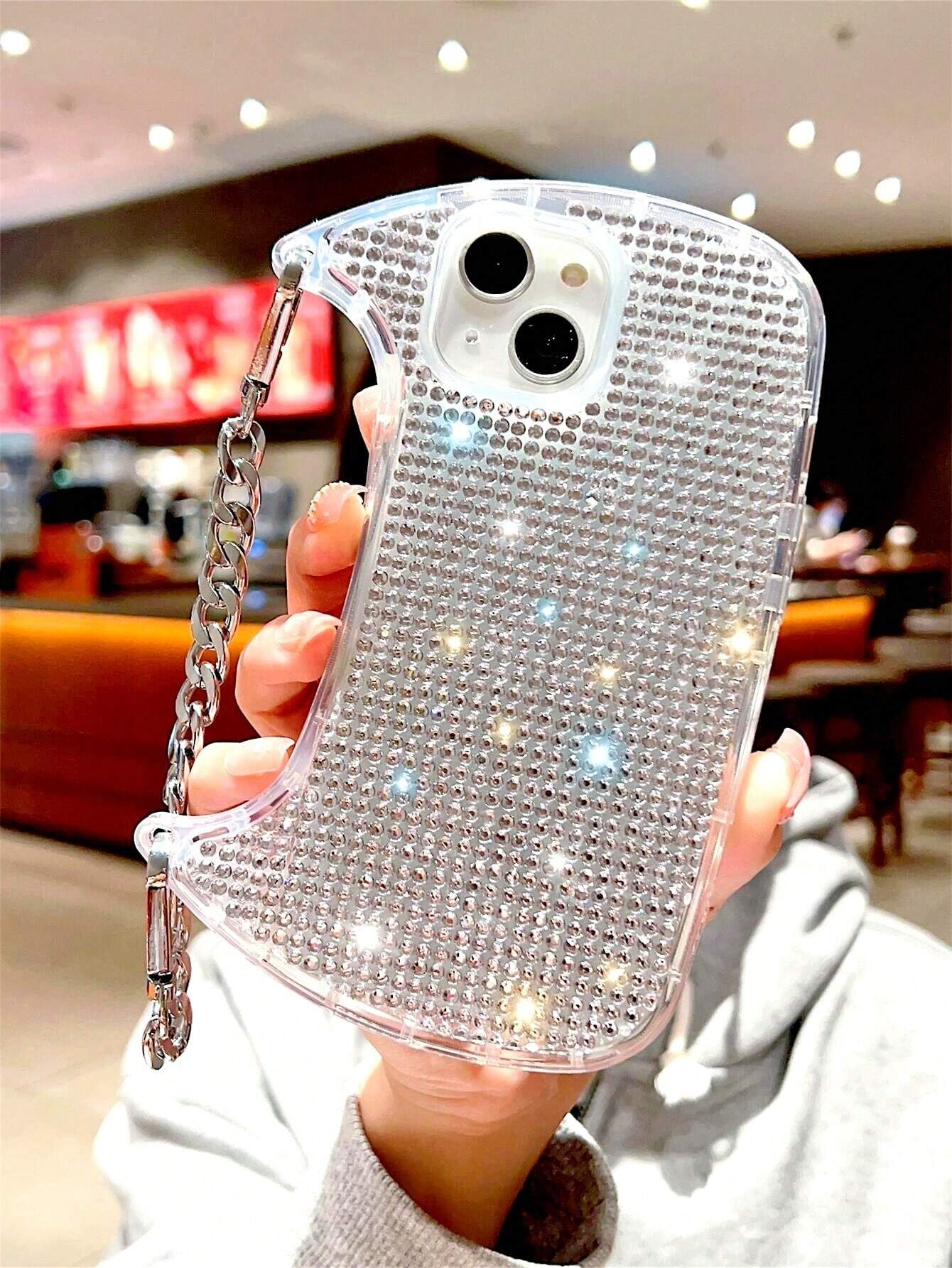 Silver Glitter iPhone Case
