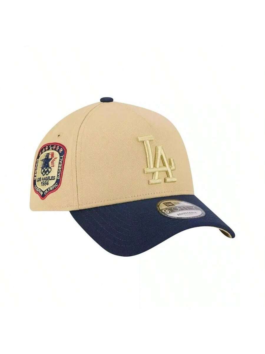 Gold Navy Dodgers 9FORTY Hat