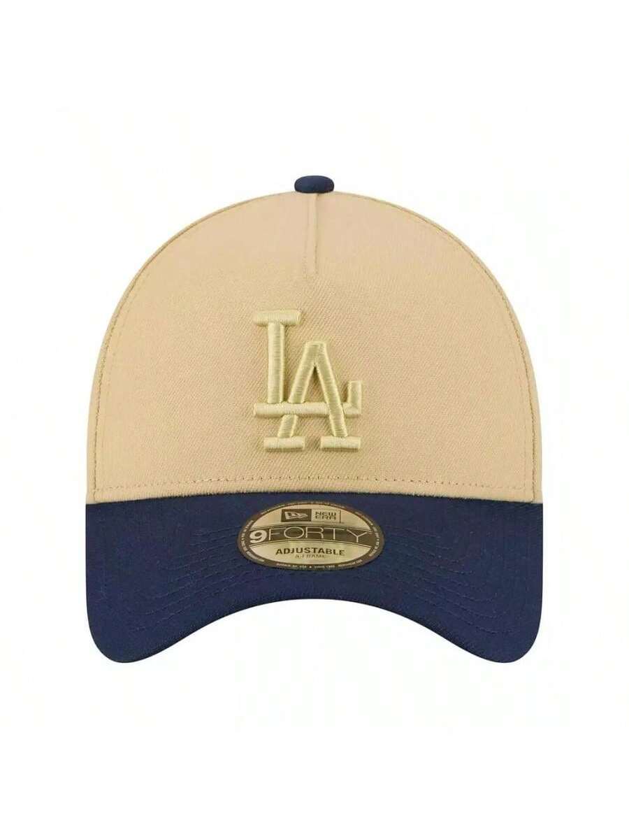 Gold Navy Dodgers 9FORTY Hat