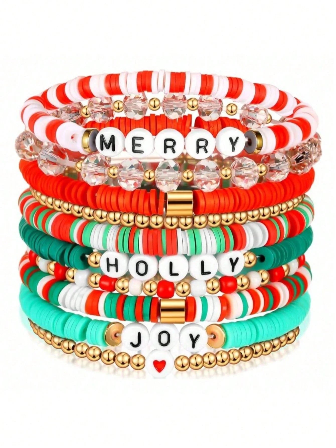 Christmas Boho Bracelet Set