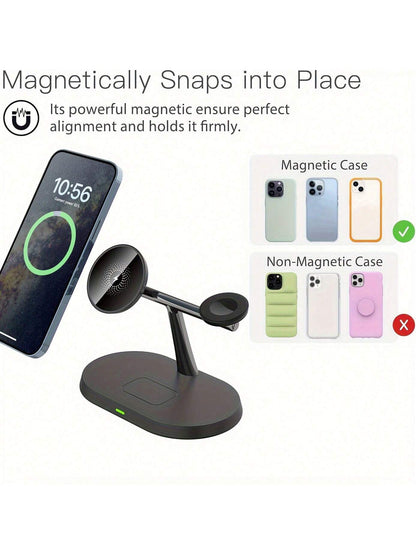 3-in-1 Magnetic Wireless Charger