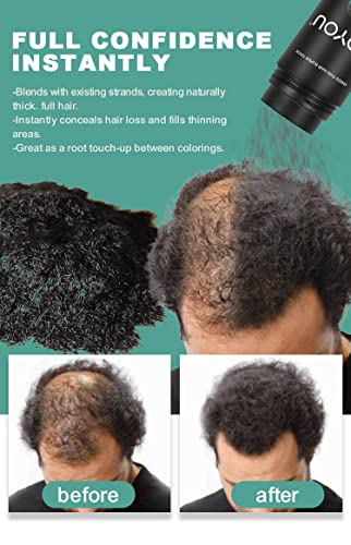 GREY Hair Fibers for Thinning Hair 27.5g Bottle | Undetectable & Natural Keratin Hair Fibers Concealer for Hair Loss for Men and Women | Hair Building Fibres Powder [GREY]