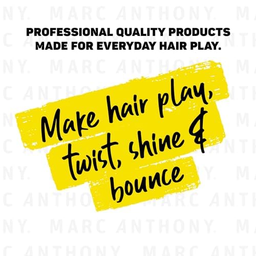 Marc Anthony Leave In Hair Treatment, Strictly Curls - 7-In-1 Treatment Foam for Curly Hair Defines, Defrizzes, Moisturizes, Detangles, Softens & Shines with Avocado Oil & Shea Butter - 7.1 Ounce