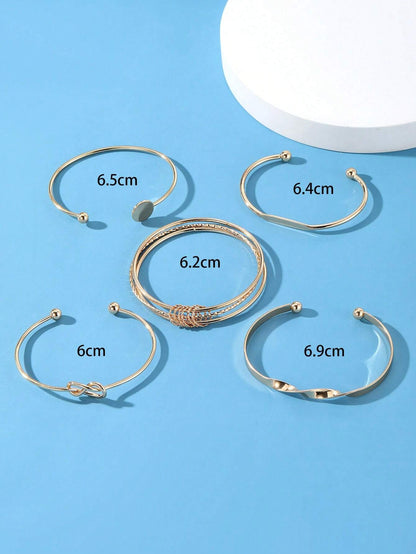 Bohemian Women’s Metal Bracelet Set
