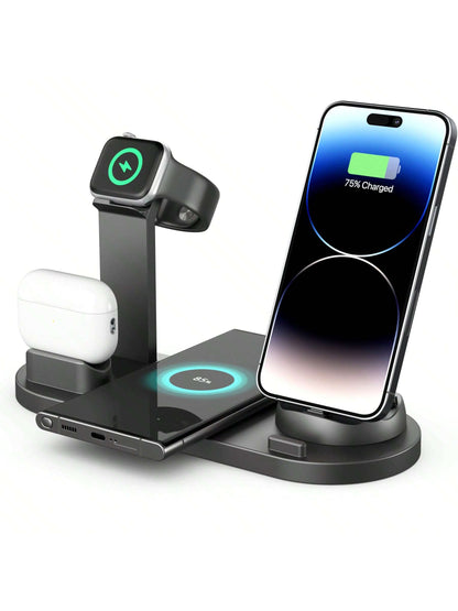 6-in-1 Multi-Device Charging Station
