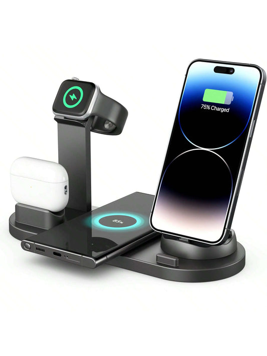 6-in-1 Multi-Device Charging Station