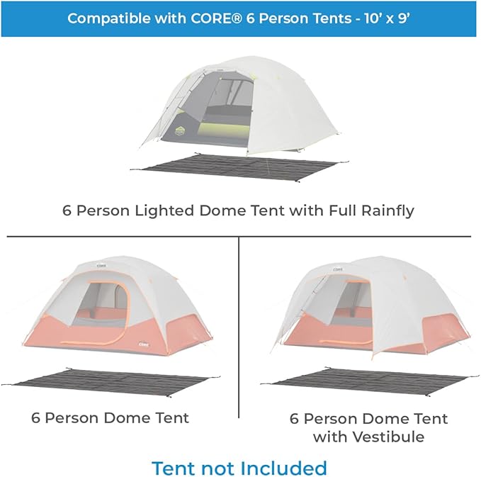 CORE Outdoor Tent Footprints | Perfect Tarp Camping Accessories