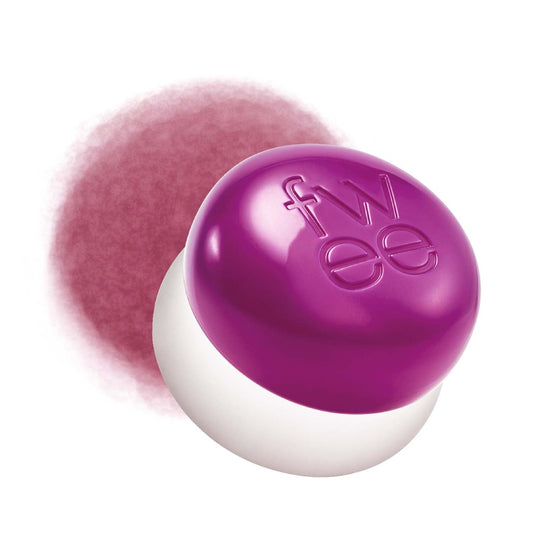 fwee Blurry Pudding Pot | Airbrushed Blush & Lip, Buildable Pigment, Long-lasting, Lightweight, Easy to Blend, Natural Soft Matte Finish - Baddie (Mauve Berry) | 0.17 oz