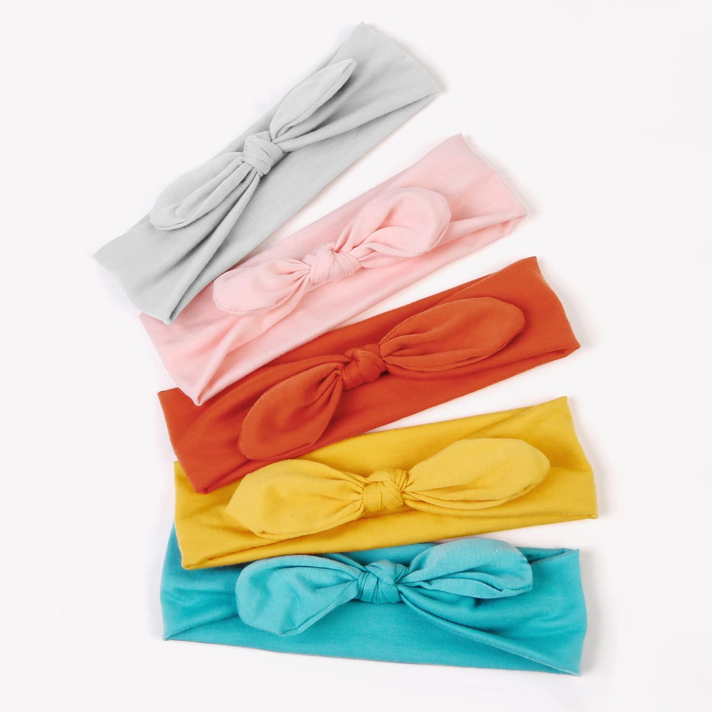 Huachi 12 Pack Bow Headbands for Women Headwraps Hairband Knotted Head Bands Rabbit Ears Stretchy Turban Head Wraps Fashion Sport Cute Hair Accessories