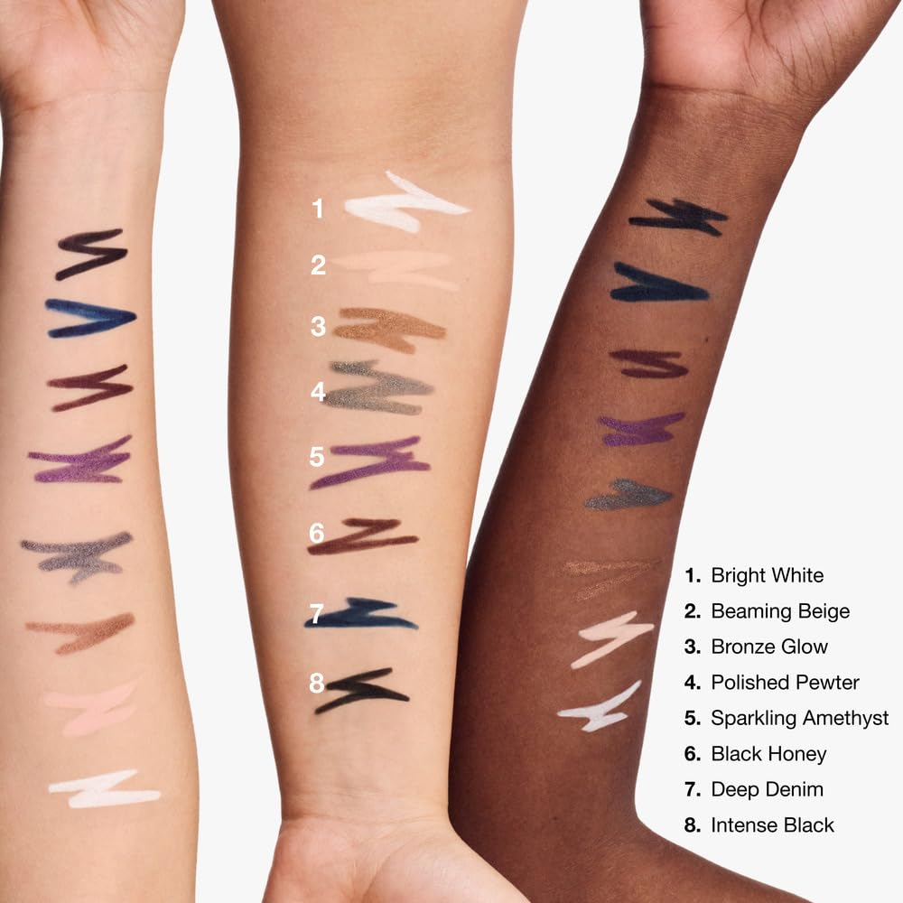 Clinique High impact Gel Tech Eyeliner | Waterproof, Smudge Resistant + Safe For Sensitive Eyes, Deep Denim