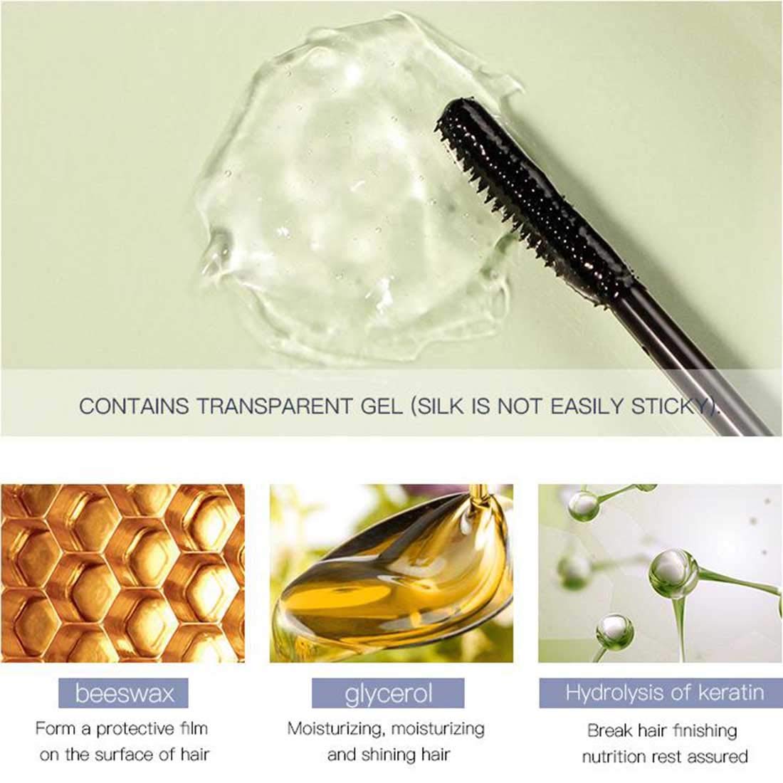 DMLNN Flyaway Hair Fixing Stick, 4 Pack Moisturizing and Shiny Finishing Wax for Bangs and Hairstyling - Not Greasy Stereotypes Cream