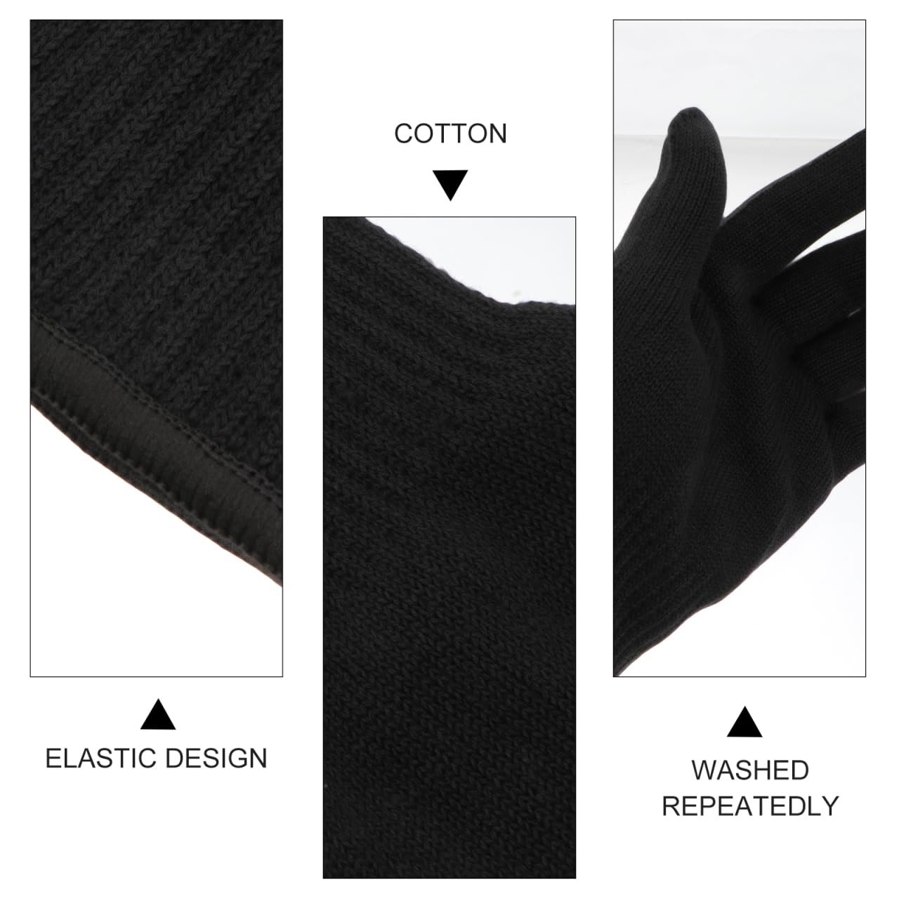 MERRYHAPY 3Pcs Heat Resistant Gloves for Hair Styling Professional Heat Mitts for Curling and Flat Use for Safe Hair Curling and Styling