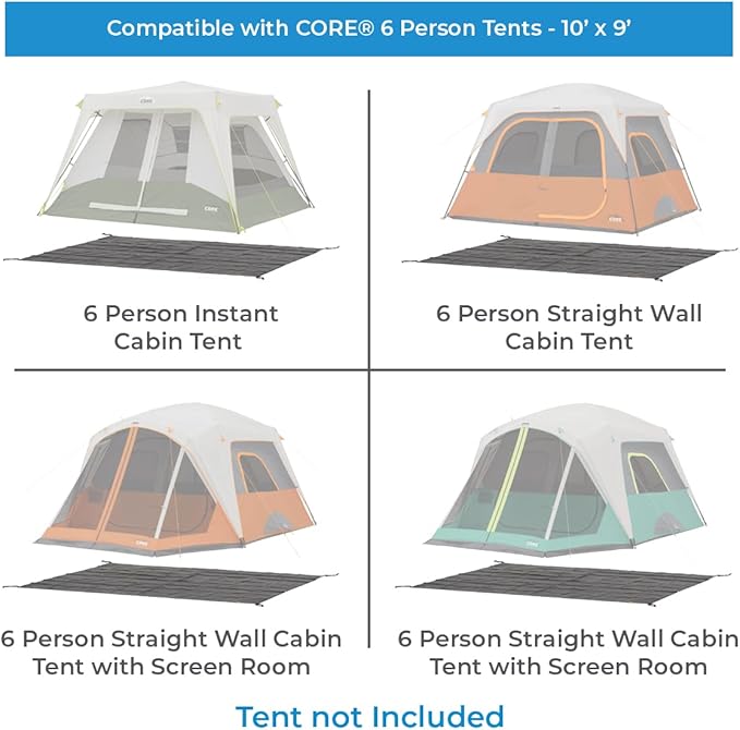 CORE Outdoor Tent Footprints | Perfect Tarp Camping Accessories