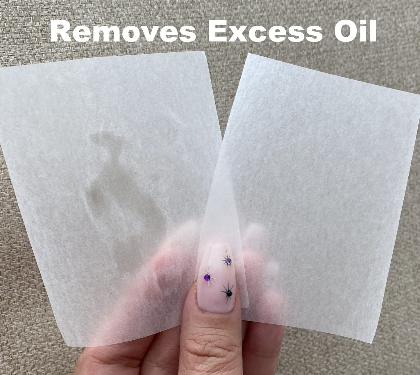 2 Pks FRAGRANCE-FREE Unscented Natural Abaca Blotting Paper - 100 Oil Blotting Sheets - Makeup Friendly UNISEX Oily Skin Shine Blotter Photography Zoom Meetings Travel Gym School - MADE IN TAIWAN