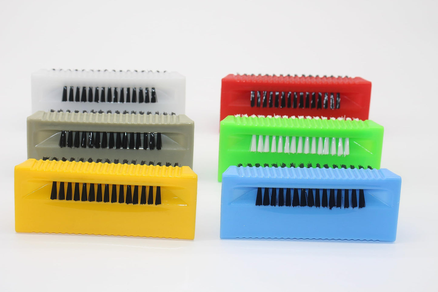 6 Pieces Hand Scrub Brushes for Cleaning Fingernail Nail Brush Soft for Men Non Disposable Scrub Brush Heavy Duty Plastic Cleaning Brushes for Hands Nail Cleaning (6 PCS)