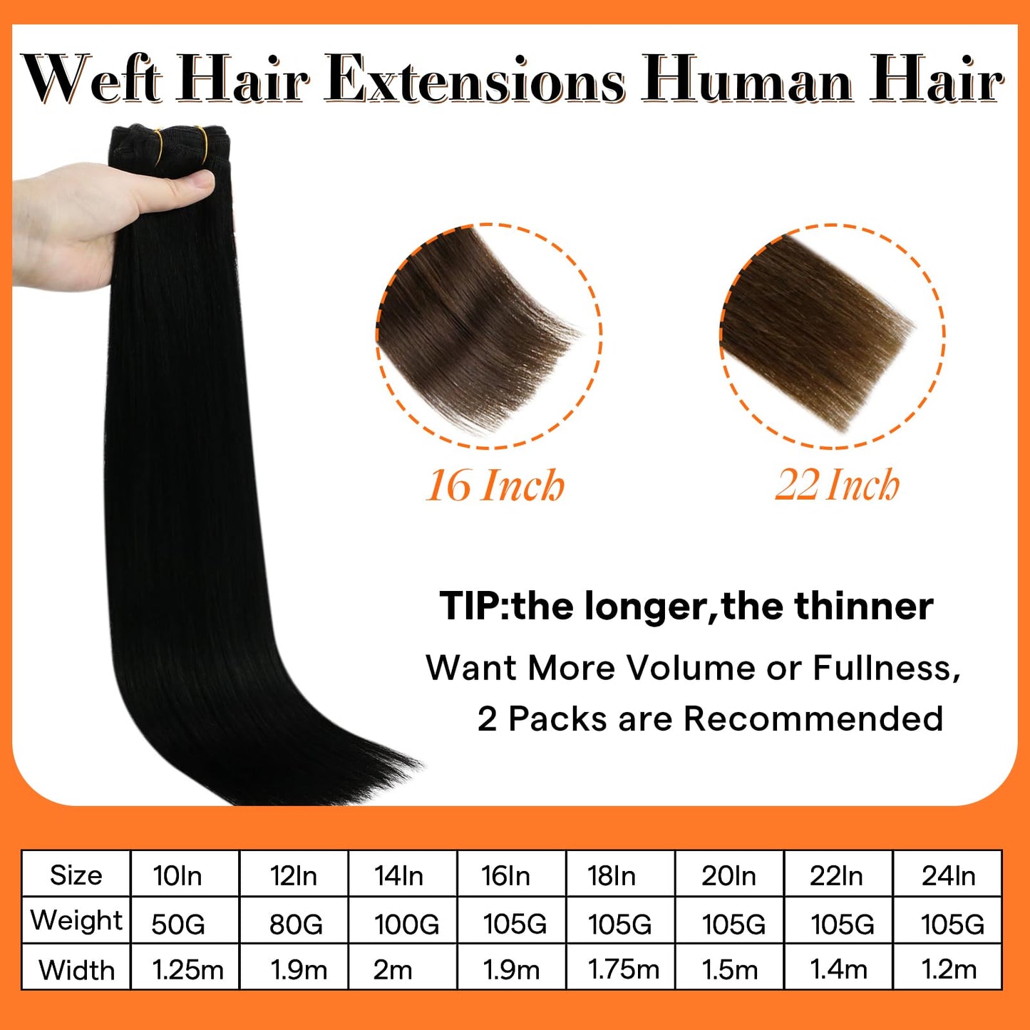 Full Shine Black Hair Extensions Real Human Hair Sew In Bundles 20 Inch Weft Hair Extensions Human Hair Black Straight Human Hair Bundles Double Weft Real Human Hair Extensions For Black Women 105G