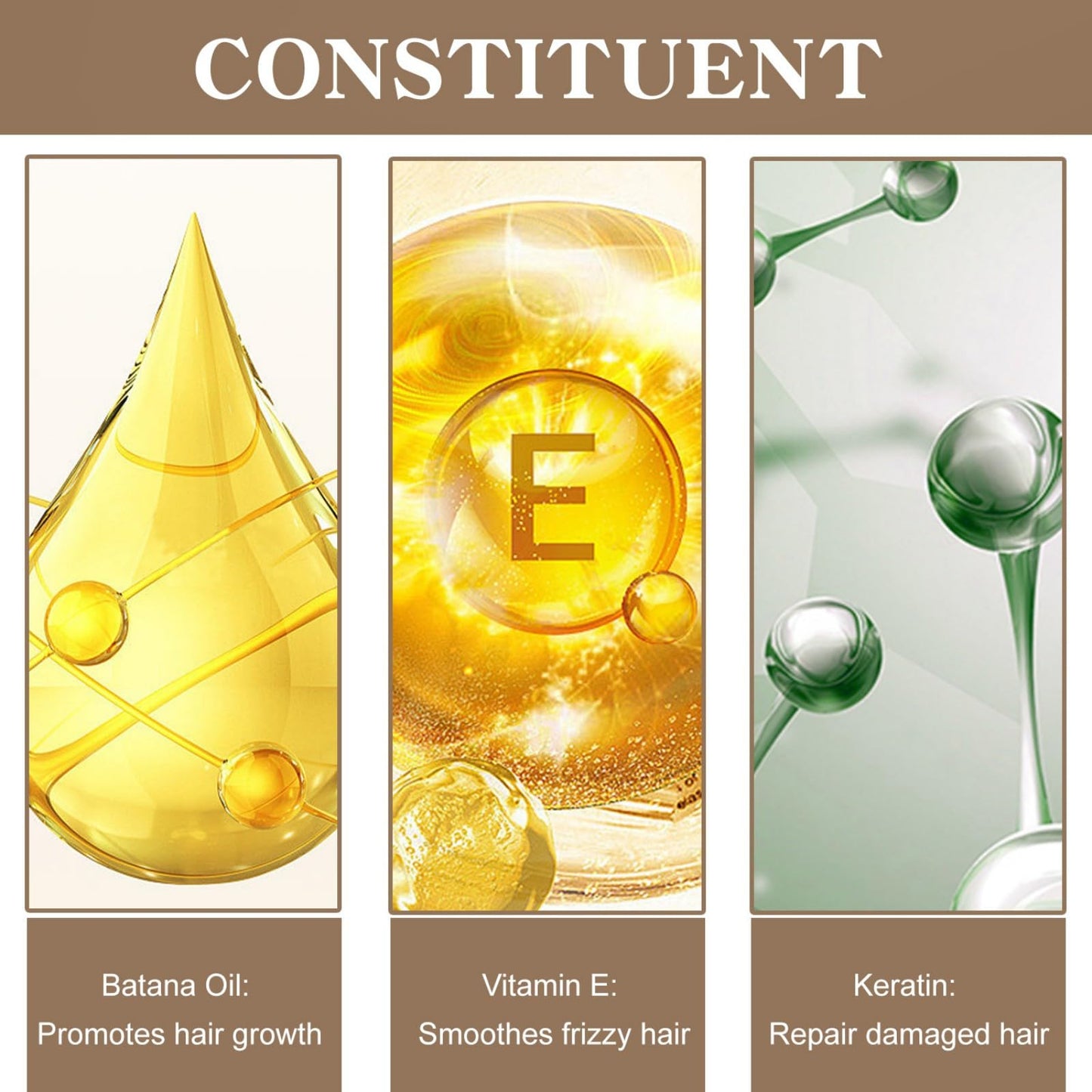 Hotiary Batana Oil for Hair Growth, Organic Batana Oil Hair Mask Thickness Hair Conditoner for Hair Loss Repairs Damaged Split Ends for Men & Women