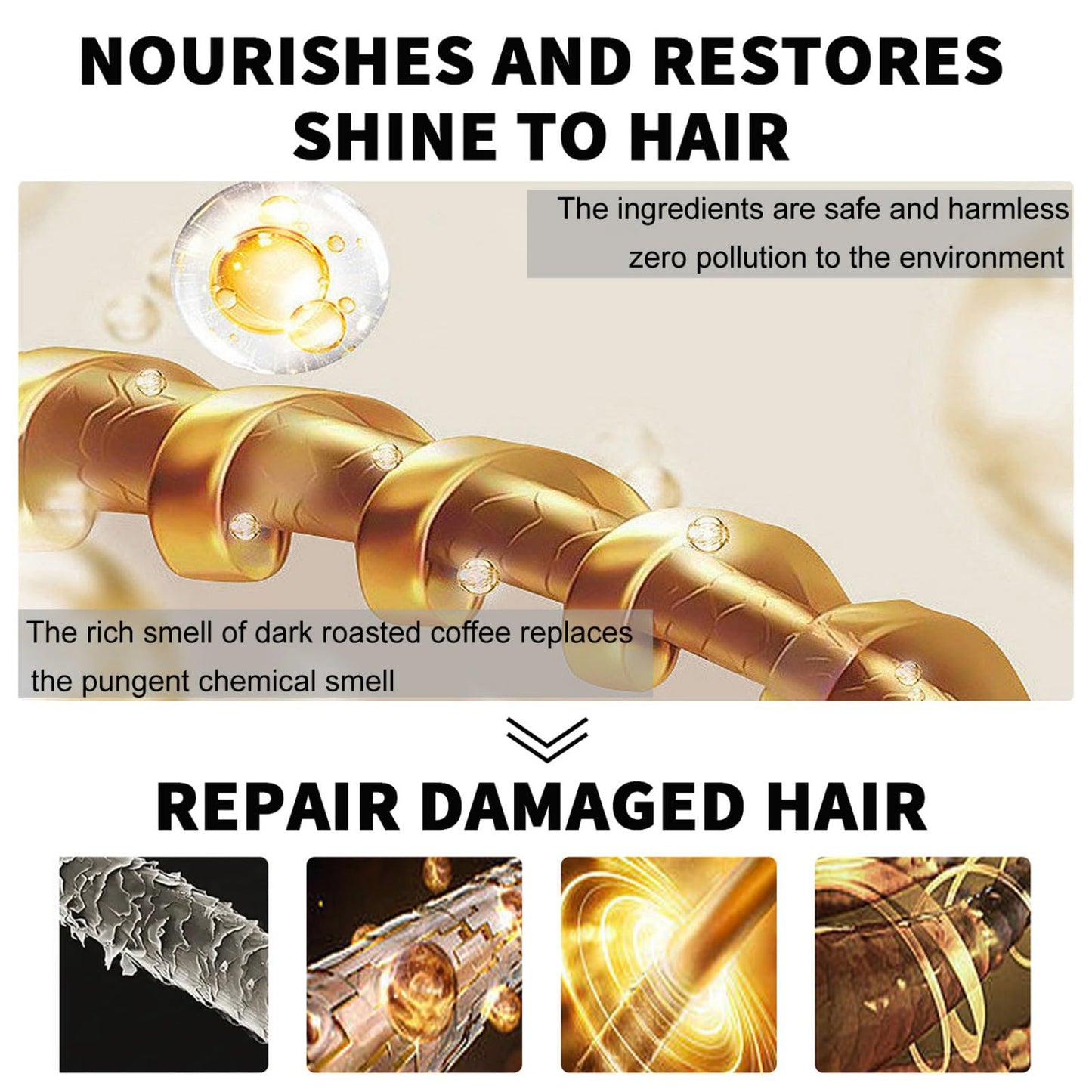 Hotiary Batana Oil for Hair Growth, Organic Batana Oil Hair Mask Thickness Hair Conditoner for Hair Loss Repairs Damaged Split Ends for Men & Women
