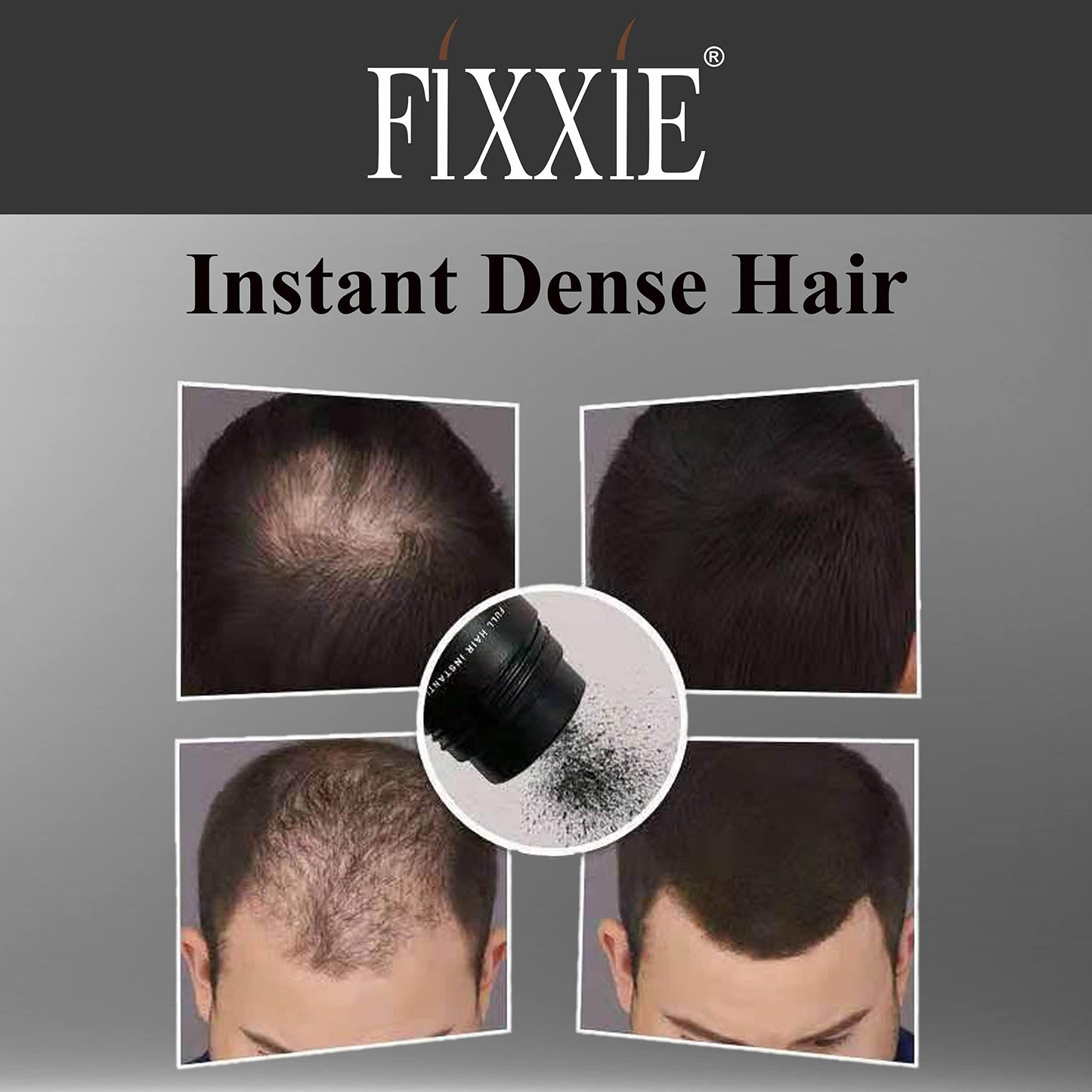 FIXXIE Hair Fibers Dark Blonde for Thinning Hair 27.5g Bottle, Concealer for Hair Loss, Men and Women, Naturally Thicker Looking With Keratin Fibres