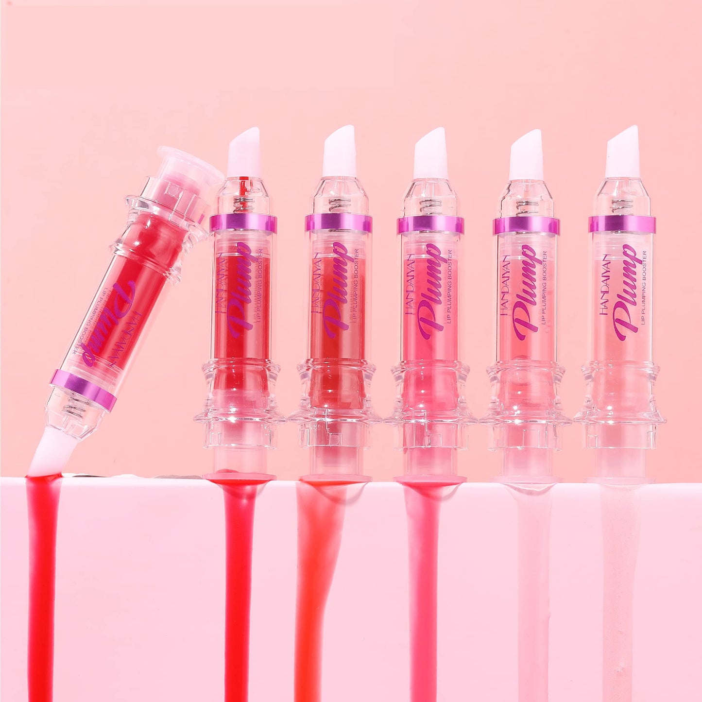 BAISEN DIARY Plumping Lip Oil With Chili Extract - Fuller Lips Instantly! Ultra-Hydrating & Nourishing, Glossy Finish Lip Glow Oil, Lip Plumping Booster Plump (05 Wild Strawberry)
