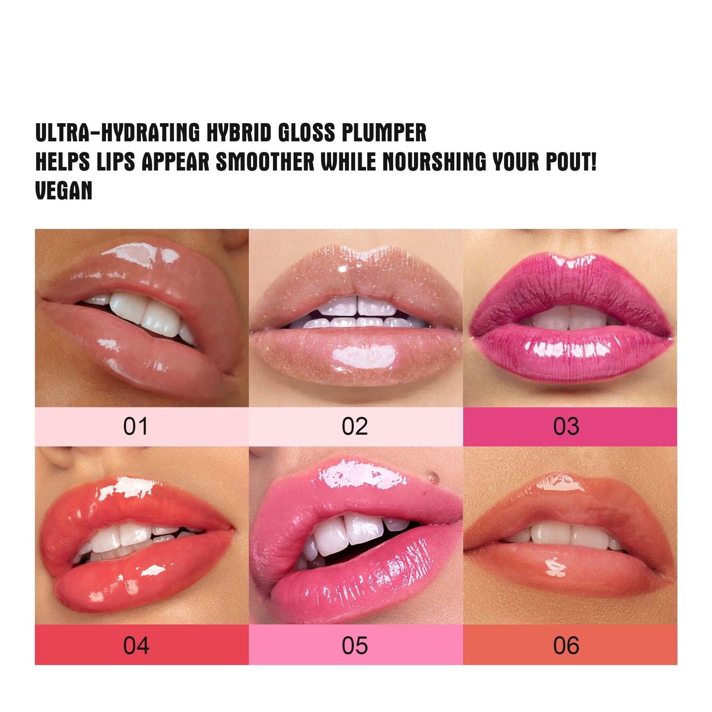 BAISEN DIARY Plumping Lip Oil With Chili Extract - Fuller Lips Instantly! Ultra-Hydrating & Nourishing, Glossy Finish Lip Glow Oil, Lip Plumping Booster Plump (05 Wild Strawberry)
