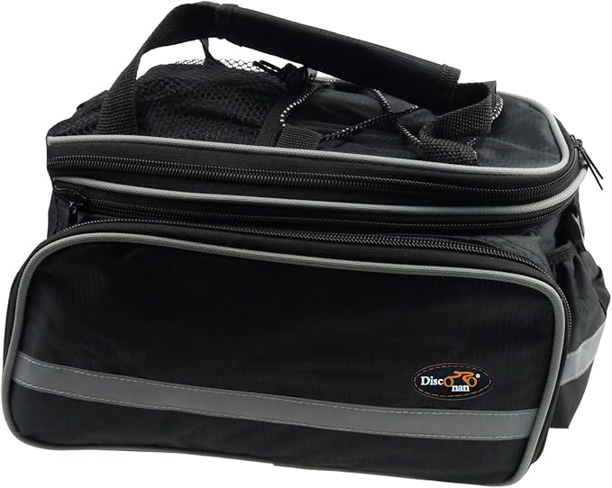 Disconano® Waterproof Multi Function Excursion Cycling Bicycle Bike Rear Seat Trunk Bag Carrying Luggage Package Rack Panniers with Rainproof Cover