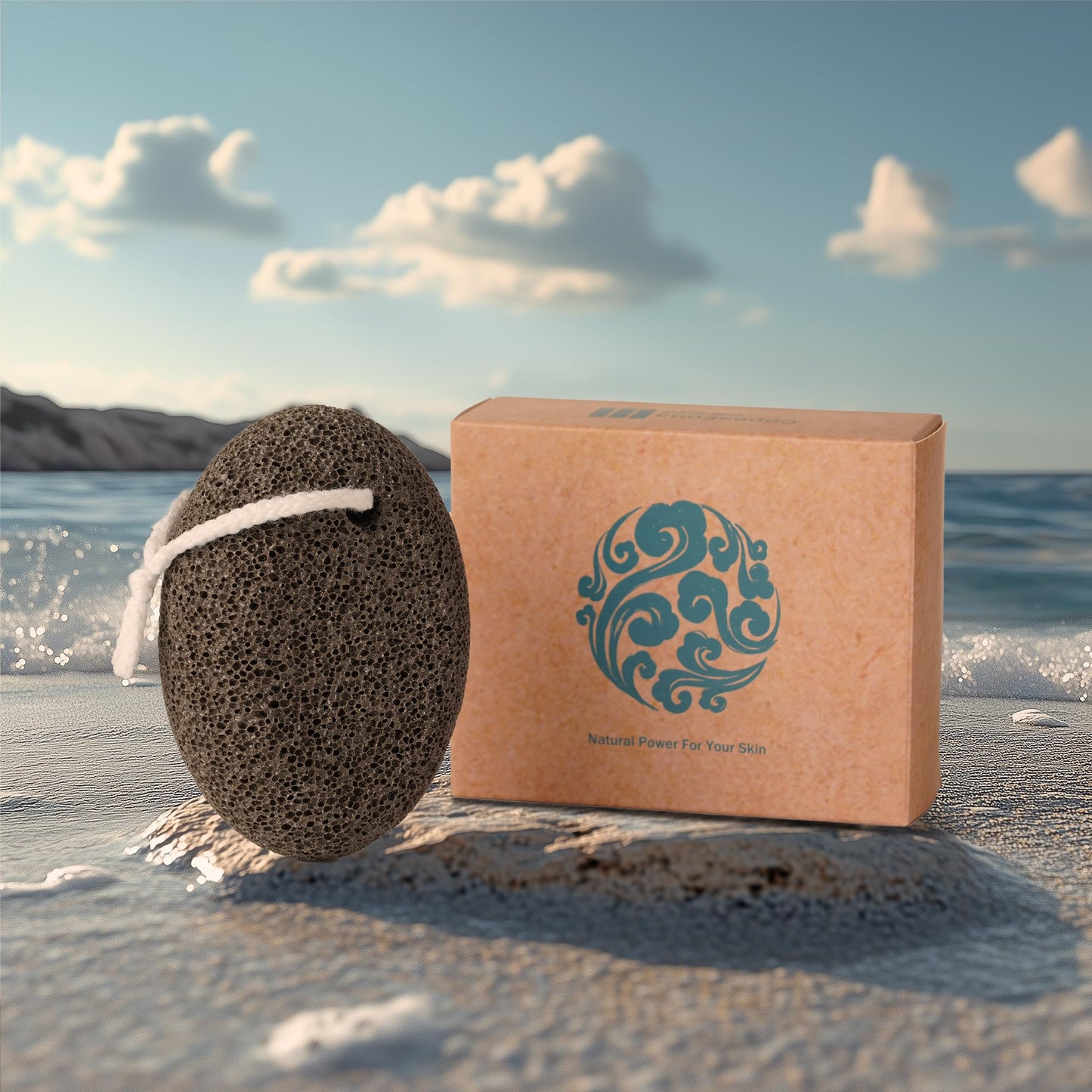 CopesFuda Extra Thick Pumice Stone for Feet and Hands – Ergonomic, Durable Natural Foot File – Gray, 3.9x2.8x1.6 in – Ideal for Cracked Heel Treatment,Callus Remover for feet&Dead Skin Exfoliation