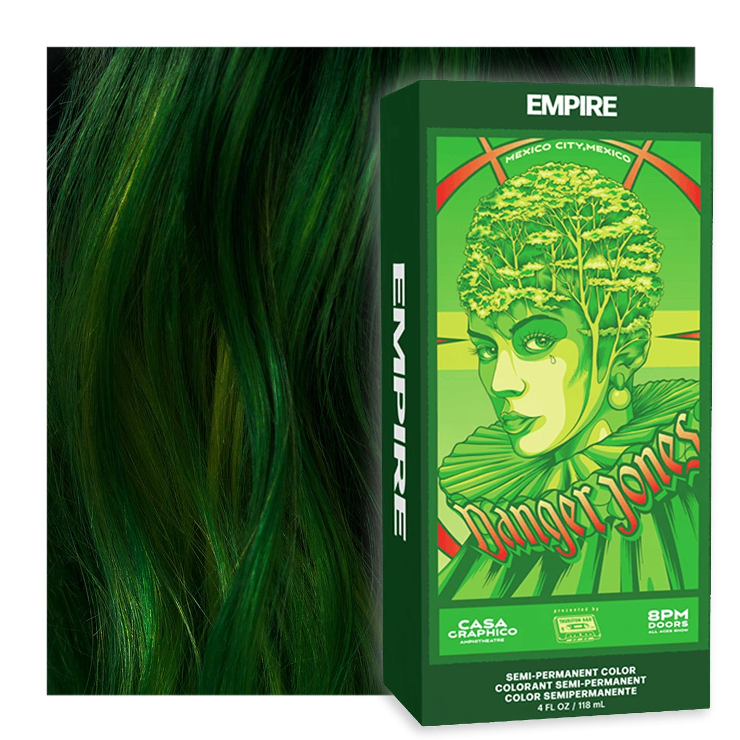 Danger Jones Semi-Permanent Hair Color (Empire - Green)