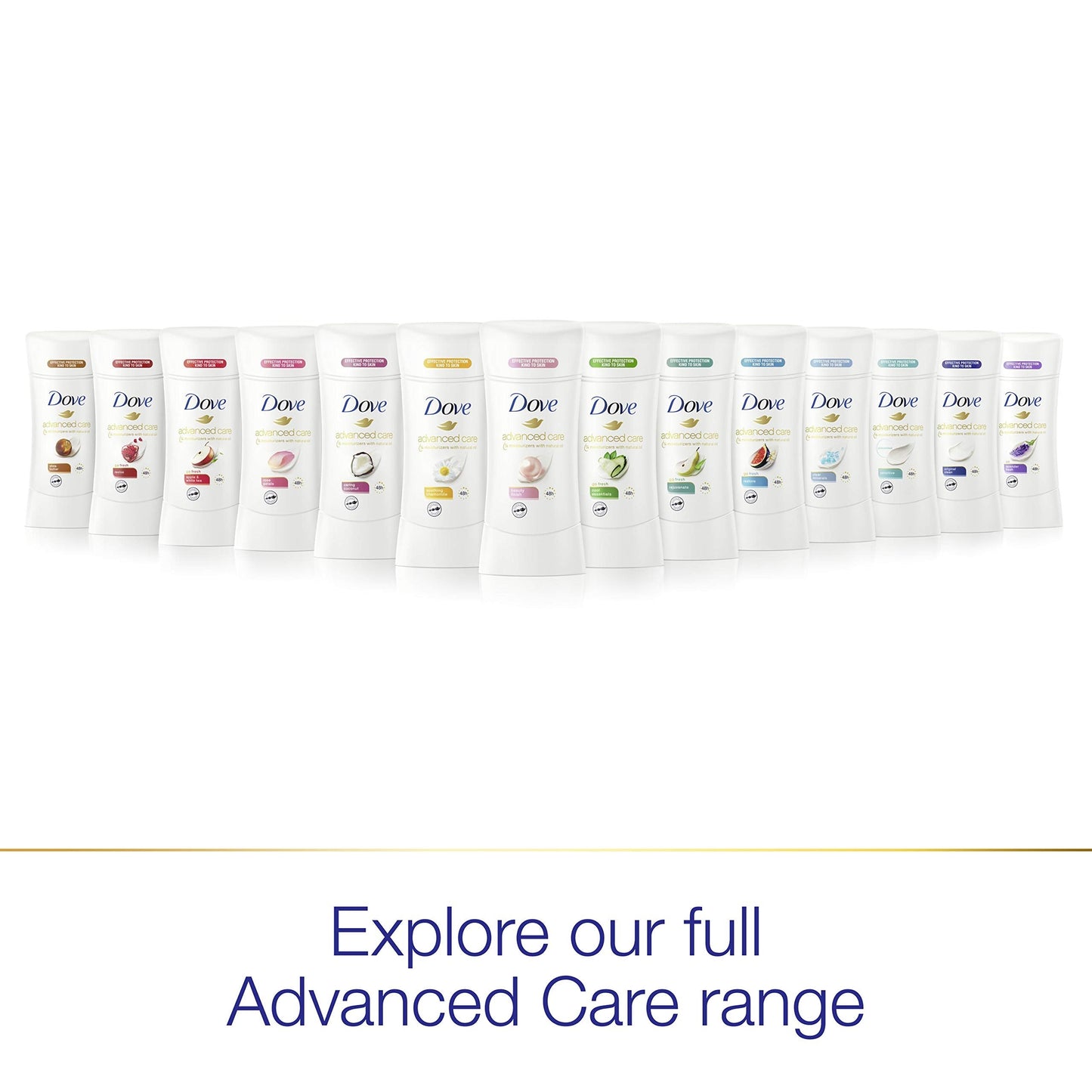 Dove Advanced Care Antiperspirant Deodorant Stick for Women, Original Clean, for 48 Hour Protection And Soft And Comfortable Underarms, 2.6 oz