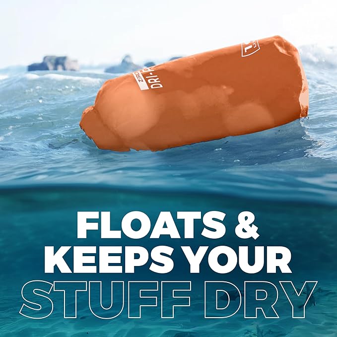 Zero Grid Waterproof Dry Bag - Floating Roll Top Drybag Keeps Dry 10L/20L/30L/40L Sizes for Backpacking, Kayaking, Boating, Camping, Fishing, Hiking, Made from Tough 500D Material