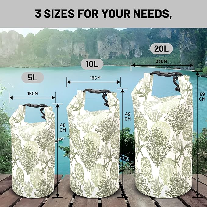 Waterproof Dry Bag,Roll Top Waterproof Backpack 2L/5L/10L/20L/30L/40L Floating Lightweight Bags for Kayaking, Boating, Fishing, Swimming Camping