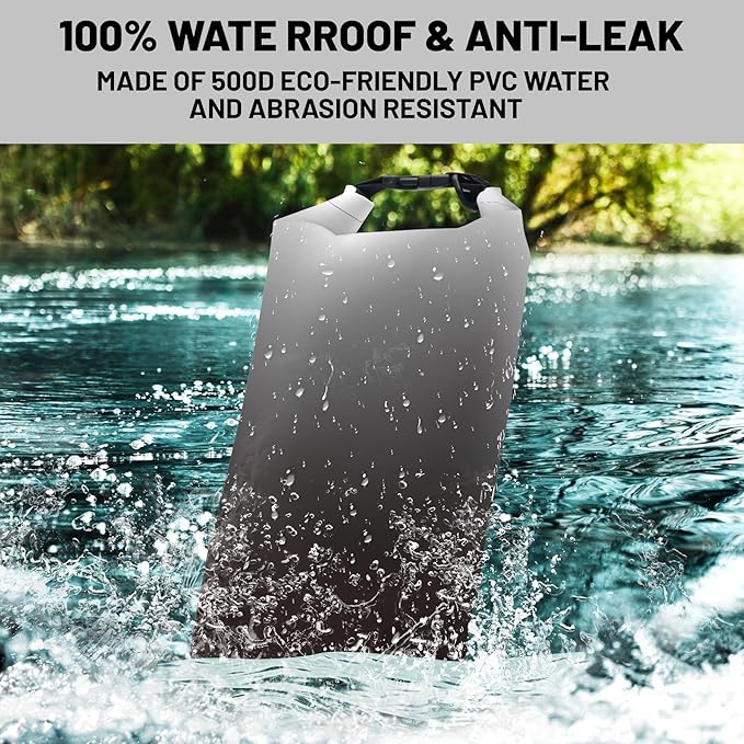 Waterproof Dry Bag,Roll Top Waterproof Backpack 2L/5L/10L/20L/30L/40L Floating Lightweight Bags for Kayaking, Boating, Fishing, Swimming Camping