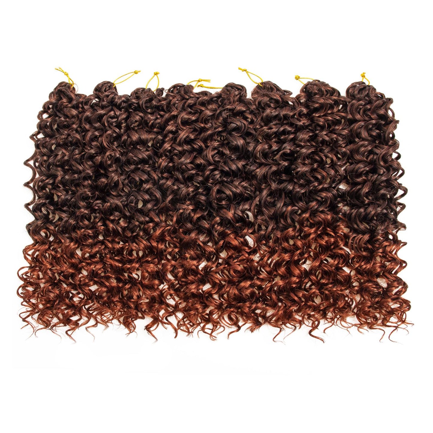 8 Packs Curly Crochet Hair GoGo Curl Crochet hair for Women Deep Wave Braiding hair,Synthetic Bohemian Crochet Braid Water Wave Crochet hair Extensions (T/350, 12inch)