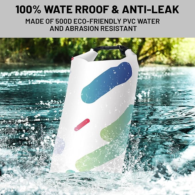 Waterproof Dry Bag,Roll Top Waterproof Backpack 2L/5L/10L/20L/30L/40L Floating Lightweight Bags for Kayaking, Boating, Fishing, Swimming Camping