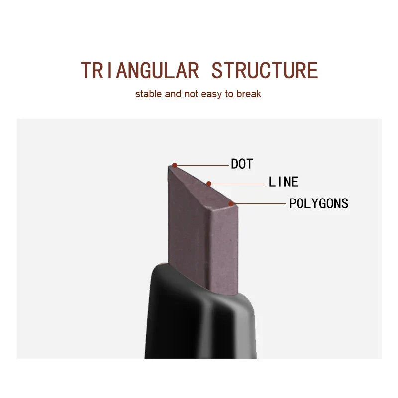 Dual-Ended Waterproof Eyebrow Pencil