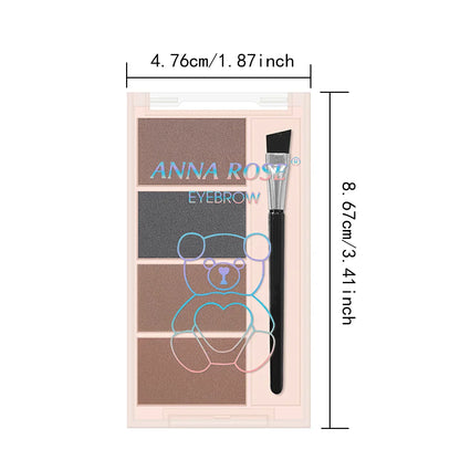 Four-Color Long-Lasting Eyebrow Powder