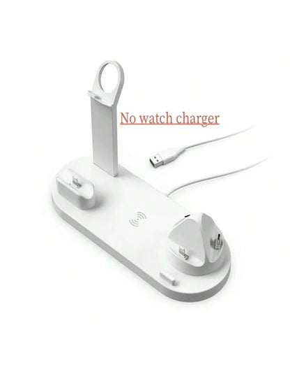 5-in-1 Wireless Charger Dock for iPhone, Samsung & Android Devices