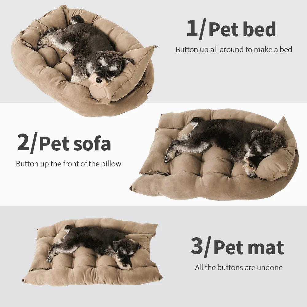 Didog 3-in-1 Pet Bed Sofa