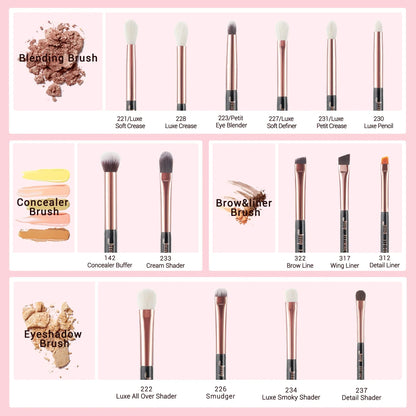 Jessup 15PCS Makeup Brush Set