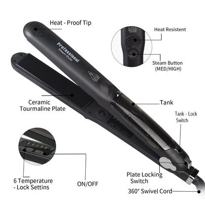 Steam Ceramic Hair Straightener