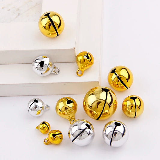 Silver Gold Jingle Bell Ornaments