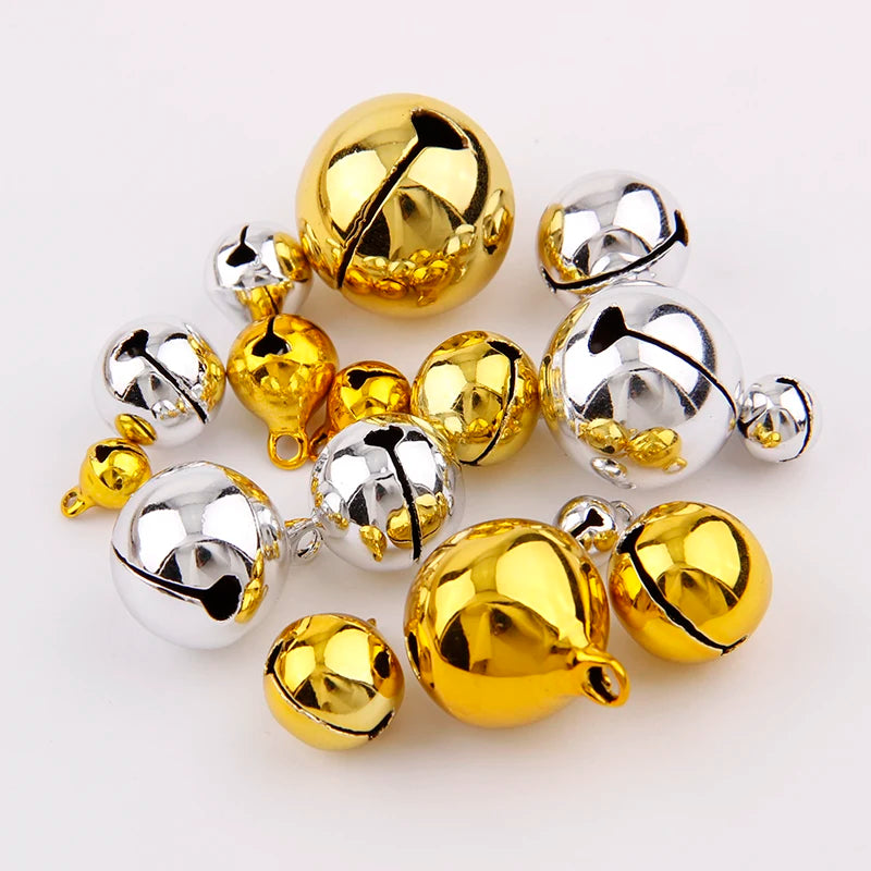 Silver Gold Jingle Bell Ornaments