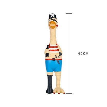 Funny Squeaky Chicken Dog Toy