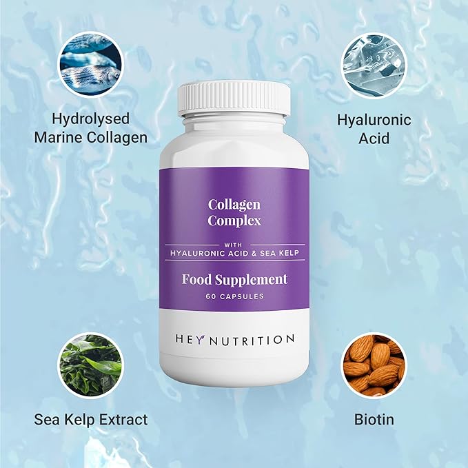 Hey Nutrition Collagen Complex Hyaluronic Acid & Sea Kelp